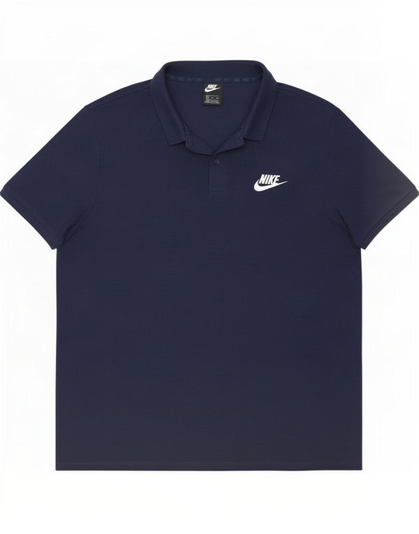 Nike Polo skjorte til mænd 2XL marineblå bomuld