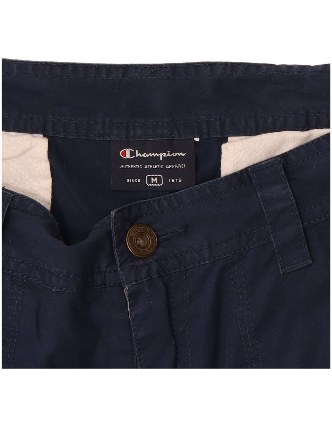 Champion chinoshorts med lav talje til kvinder Medium W30 Marineblå