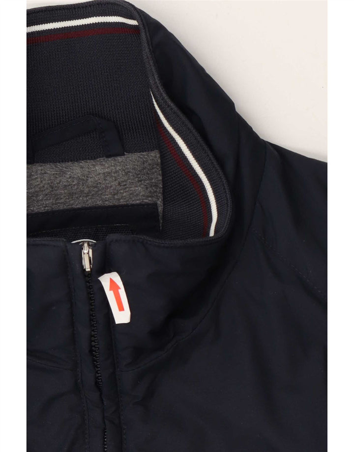 North Sails Bomberjakke til mænd UK 38 Medium Navy Blue Nylon