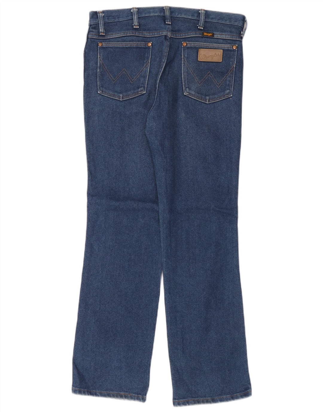 Wrangler Straight Jeans til mænd W33 L30 blå bomuld