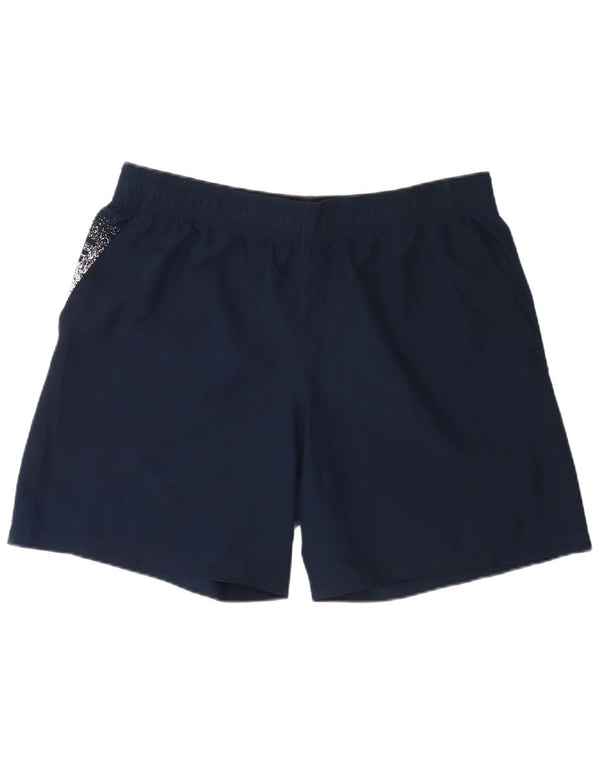 Under Armour Mens Graphic Loose Fit Sport Shorts XL W38 L8 Navy Blue Sports