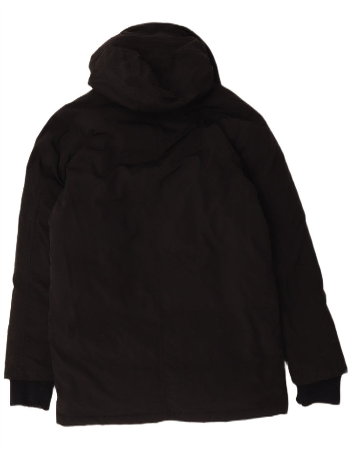 G-Star Herre hættepolstret frakke UK 40 Stor sort nylon