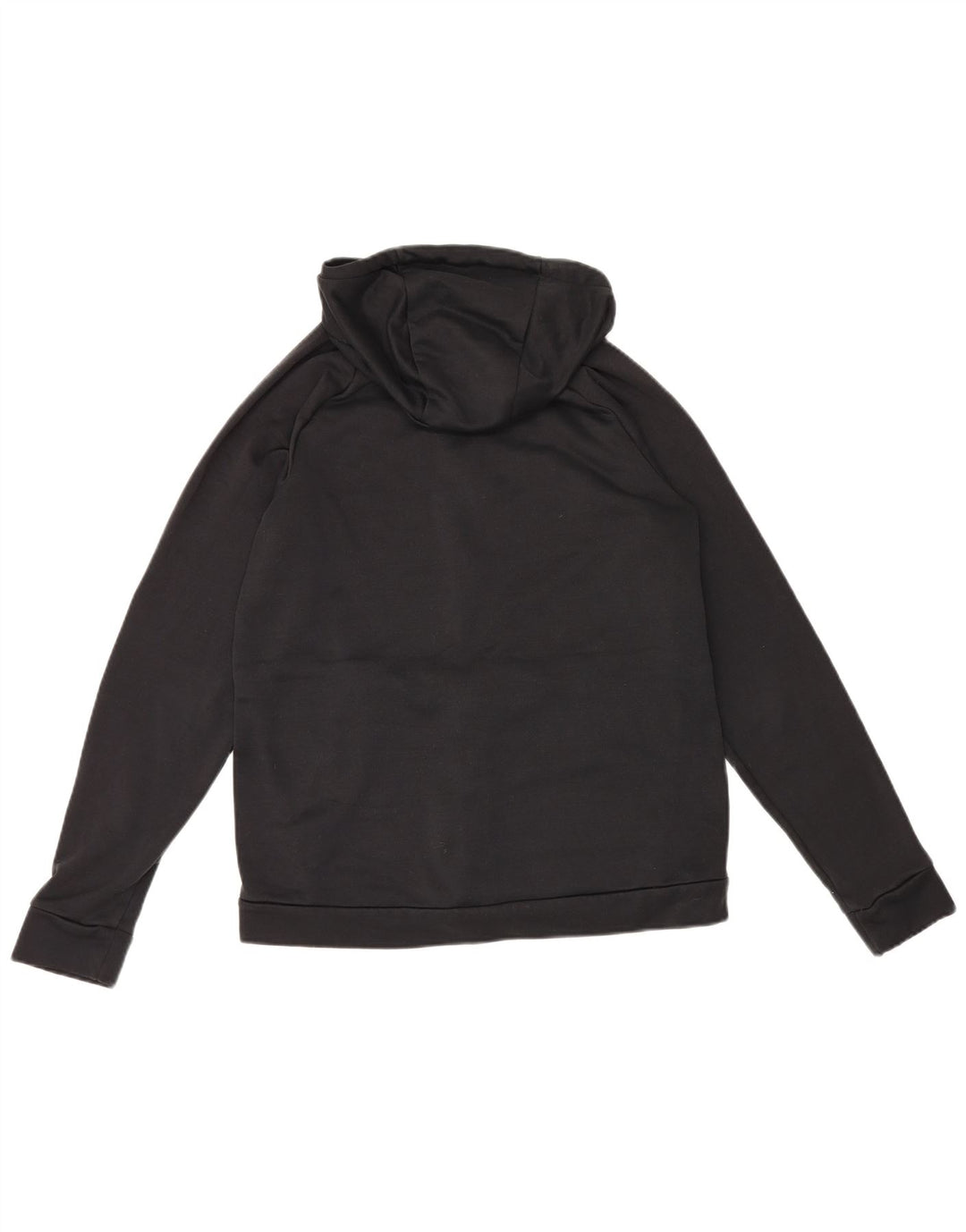 Nike Herre Dri Fit Hættetrøje med lynlås, medium sort polyester