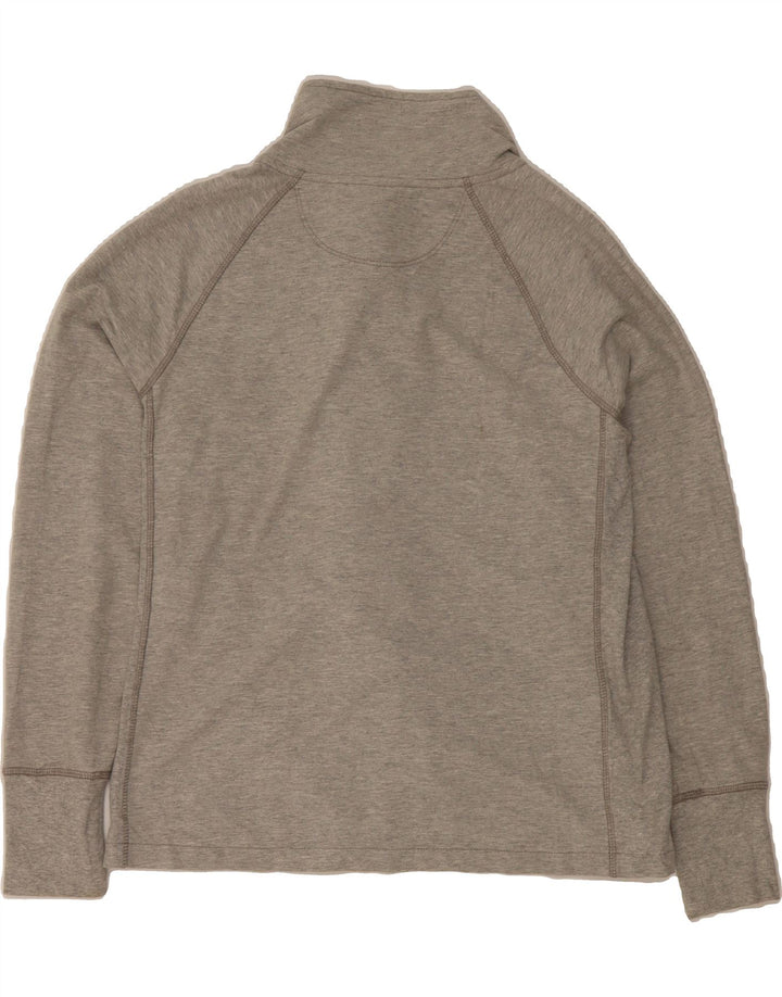 EDDIE BAUER Womens Tracksuit Top Jacket UK 12 Medium Grey Cotton Vintage Eddie Bauer and Second-Hand Eddie Bauer from Messina Hembry 
