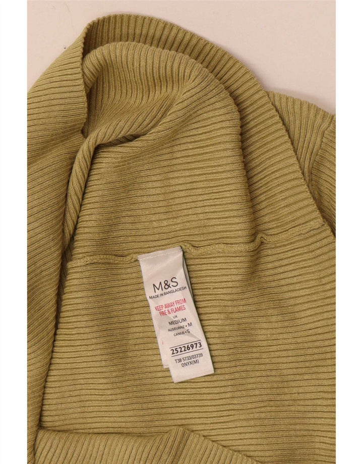 Marks & Spencer T-shirt top til kvinder UK 12 Medium Beige Viscose