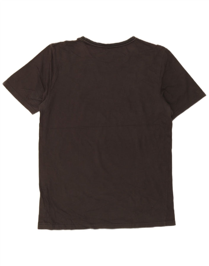 Puma Herre Grafisk T-Shirt Top Medium Sort Bomuld