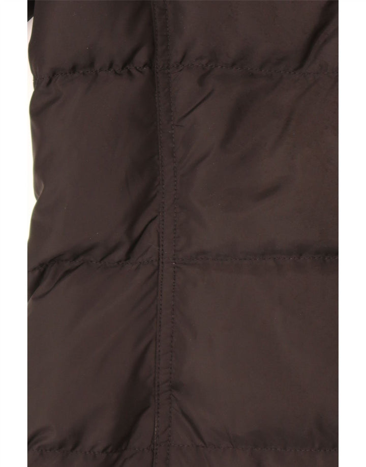 TOMMY HILFIGER Womens Hooded Padded Coat UK 14 Medium Black Polyester Vintage Tommy Hilfiger and Second-Hand Tommy Hilfiger from Messina Hembry 