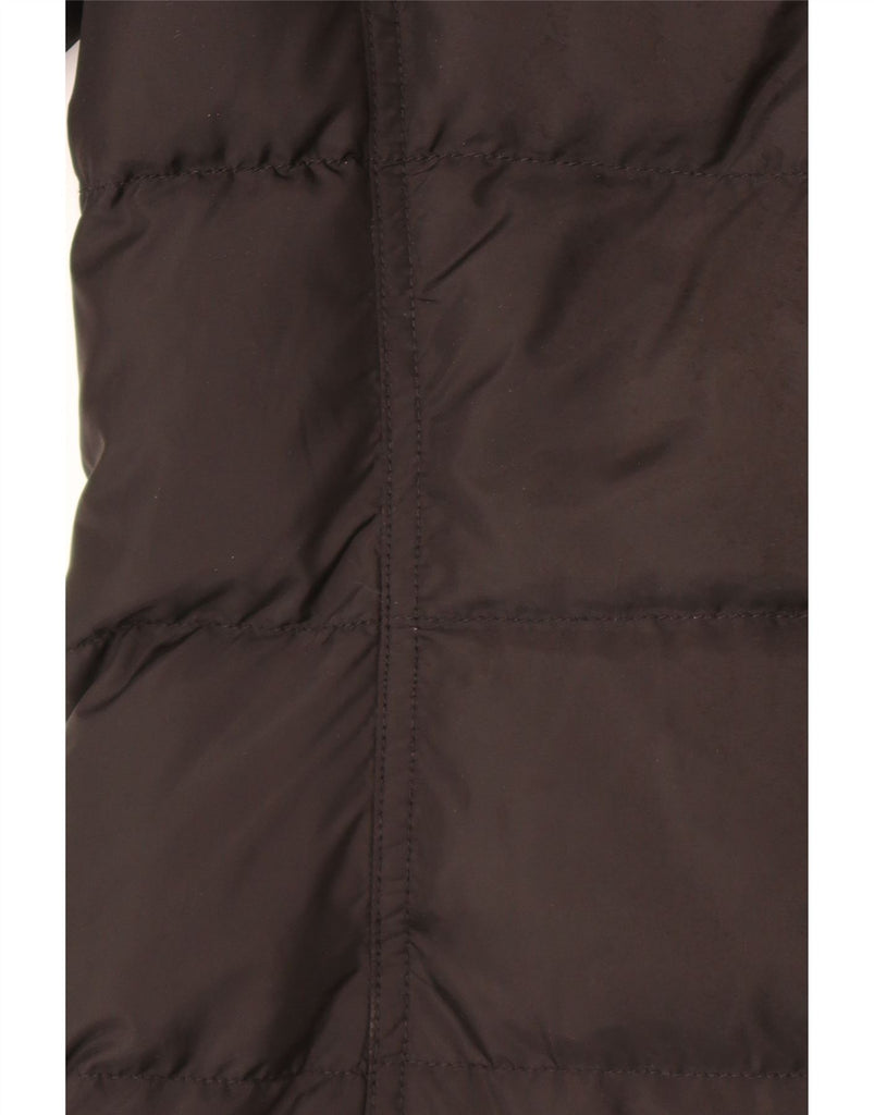 TOMMY HILFIGER Womens Hooded Padded Coat UK 14 Medium Black Polyester Vintage Tommy Hilfiger and Second-Hand Tommy Hilfiger from Messina Hembry 