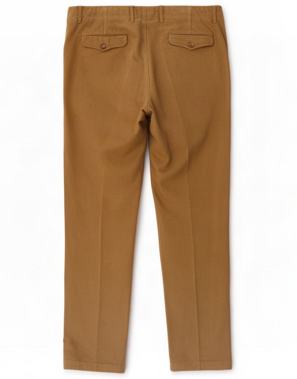 Massimo Dutti Herre Lige Chinobukser EU 44 Large W34 L31 Beige Bomuld