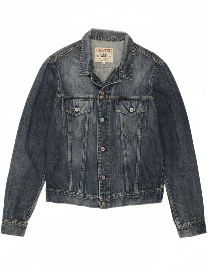 CASUCCI Womens Denim Jacket UK 20 2XL Blue Cotton Vintage Casucci and Second-Hand Casucci from Messina Hembry 