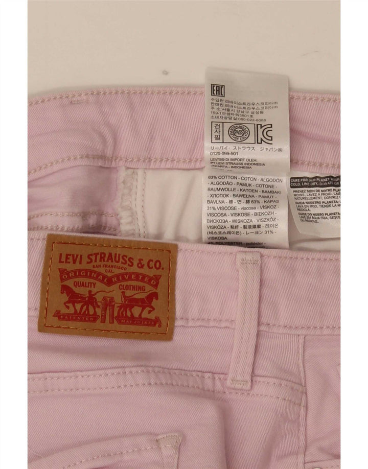 Levi's Dame Capri Jeans US 20 3XL W40 L22 Pink Bomuld