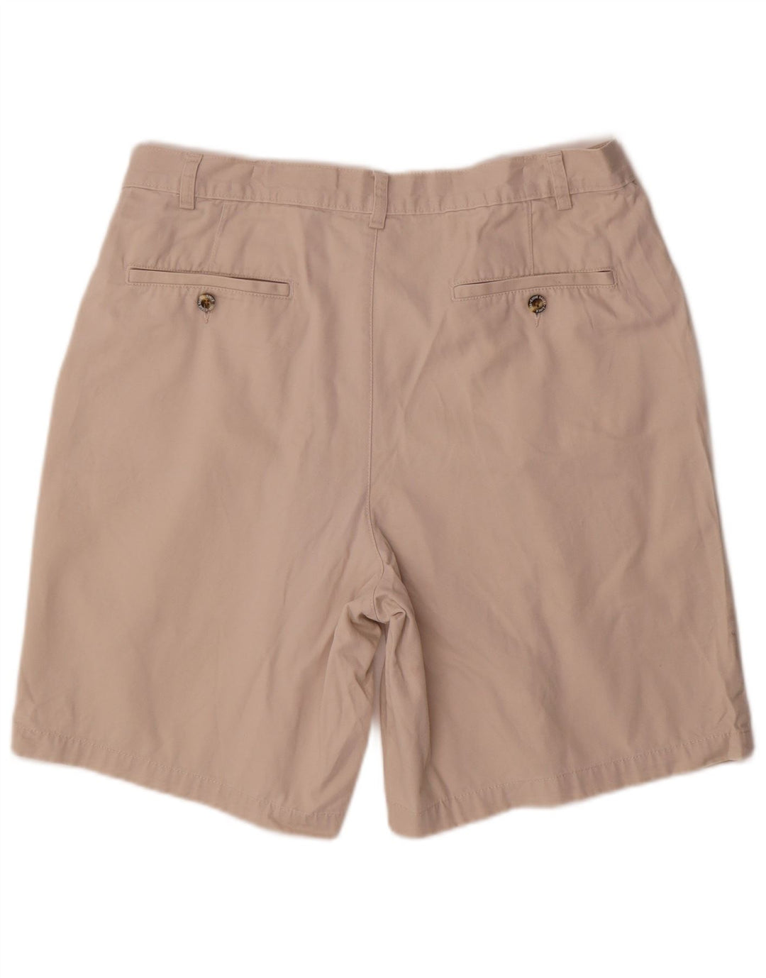 EDDIE BAUER Herre Pegged Chino Shorts W35 Large Beige Bomuld