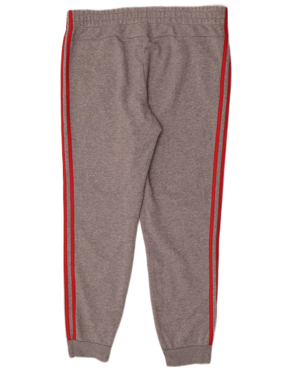 Adidas Dame træningsdragt Bukser Joggers UK 18 XL Grå Bomuld