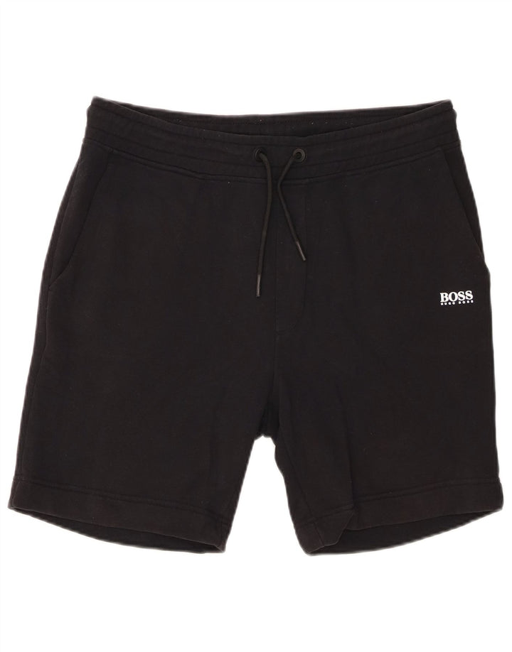 Hugo Boss Herre Sportshorts Stor Sort Bomuld