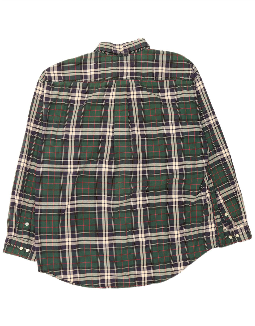 Tommy Hilfiger Herre Flanellskjorte 2XL Grøn Ternet Bomuld