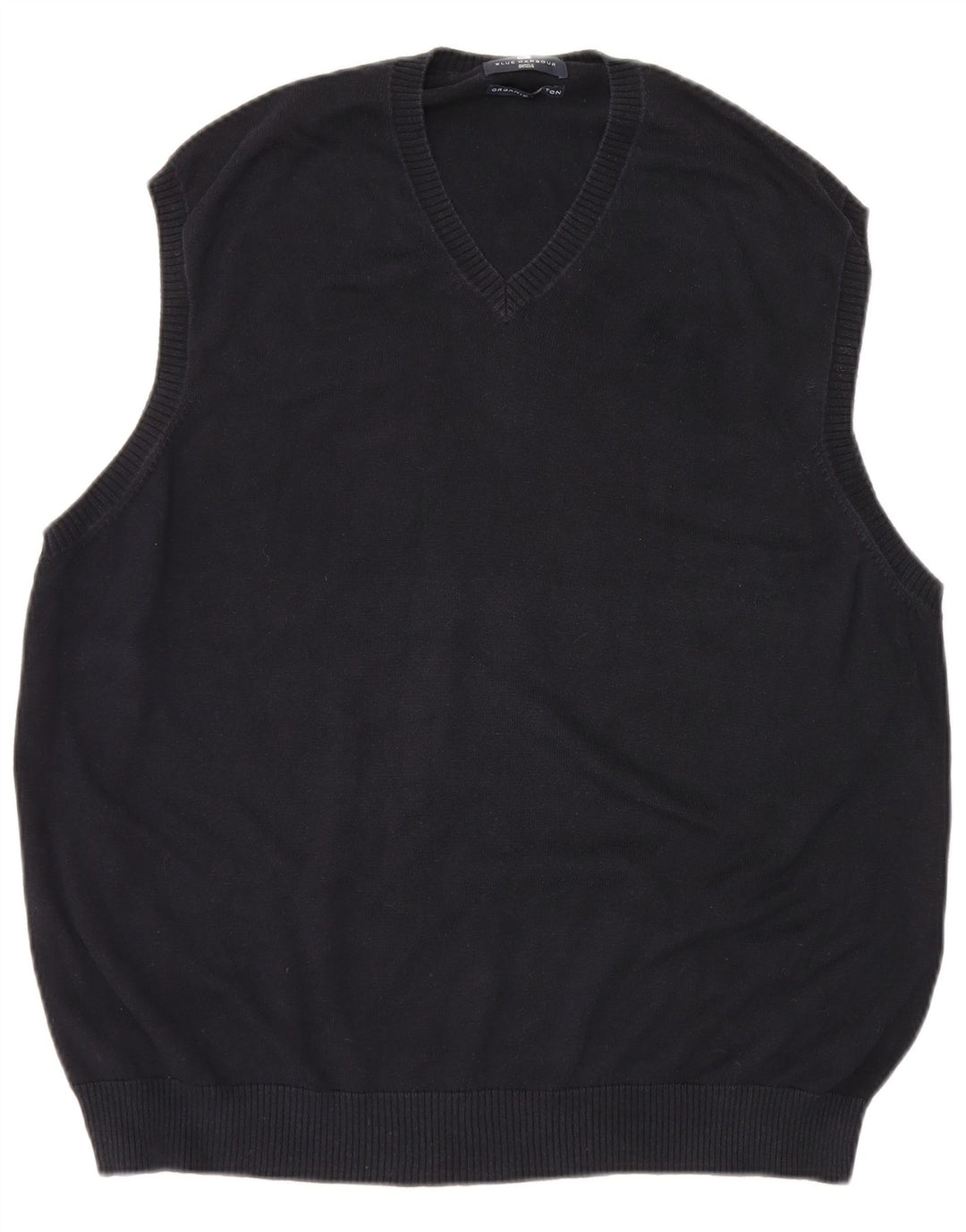 Marks & Spencer Herre Blue Harbor Vest Tank Top 2XL Navy Bomuld