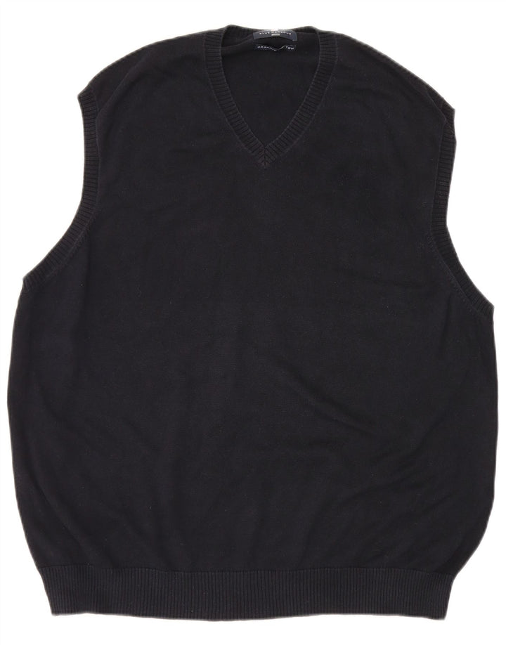 Marks & Spencer Herre Blue Harbor Vest Tank Top 2XL Navy Bomuld