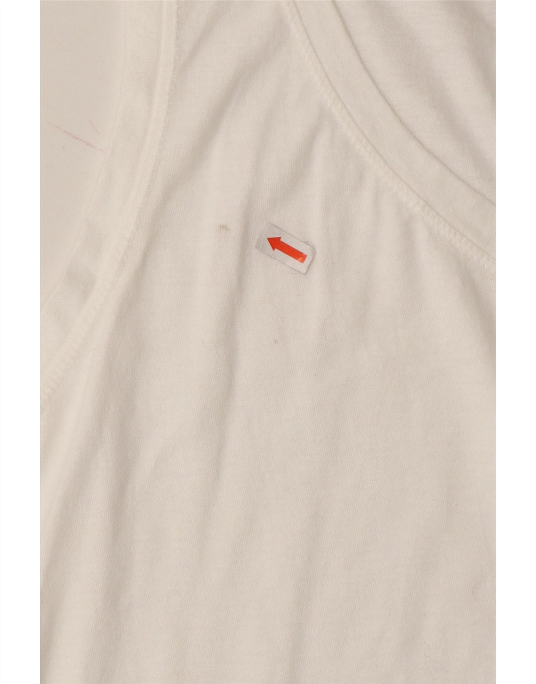 CHAMPION Womens Vest Top UK 16 Large White Cotton Vintage Champion and Second-Hand Champion from Messina Hembry 