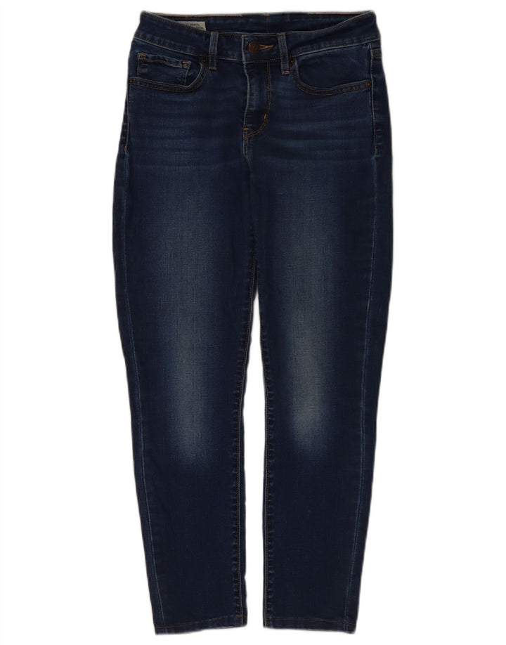 Levi's skinny jeans til kvinder W27 L26 marineblå bomuld