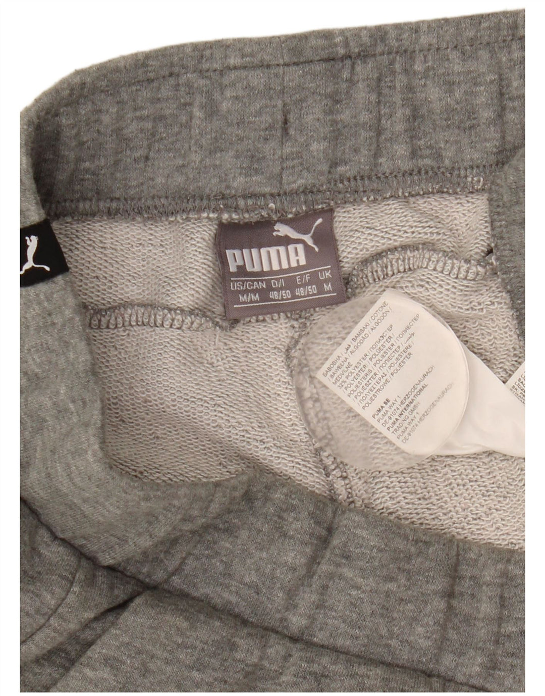 Puma Herre grafiske sportsshorts Medium Grey Flecked Bomuld