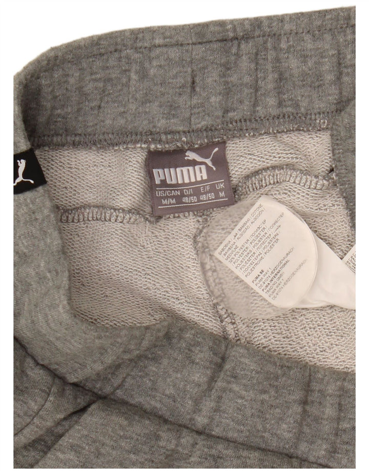 Puma Herre grafiske sportsshorts Medium Grey Flecked Bomuld