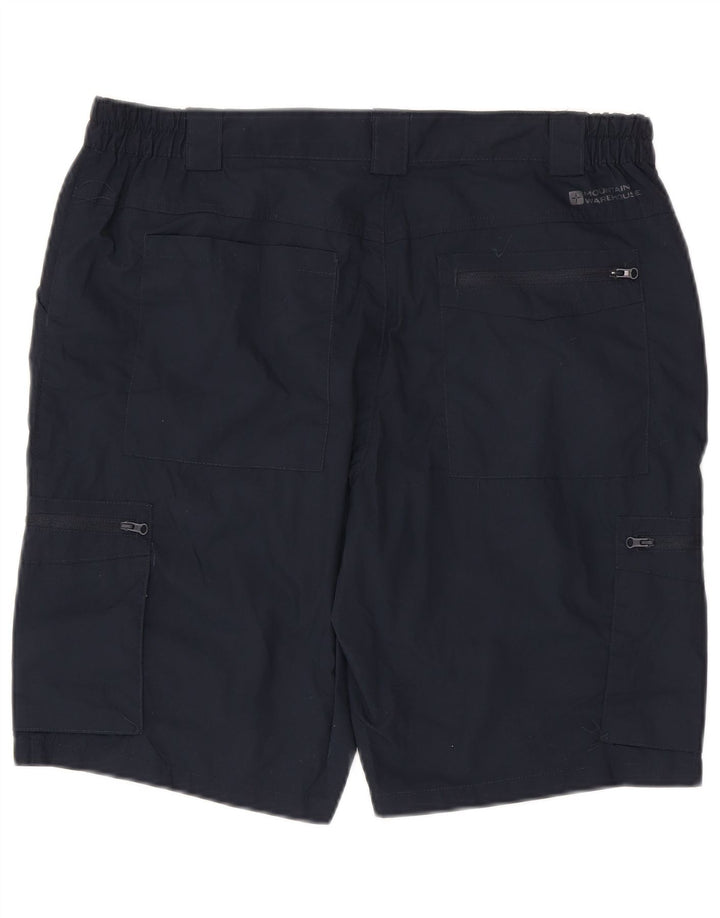 Mountain Warehouse Herre Cargo Shorts W36 Large Navy Blue Polyester