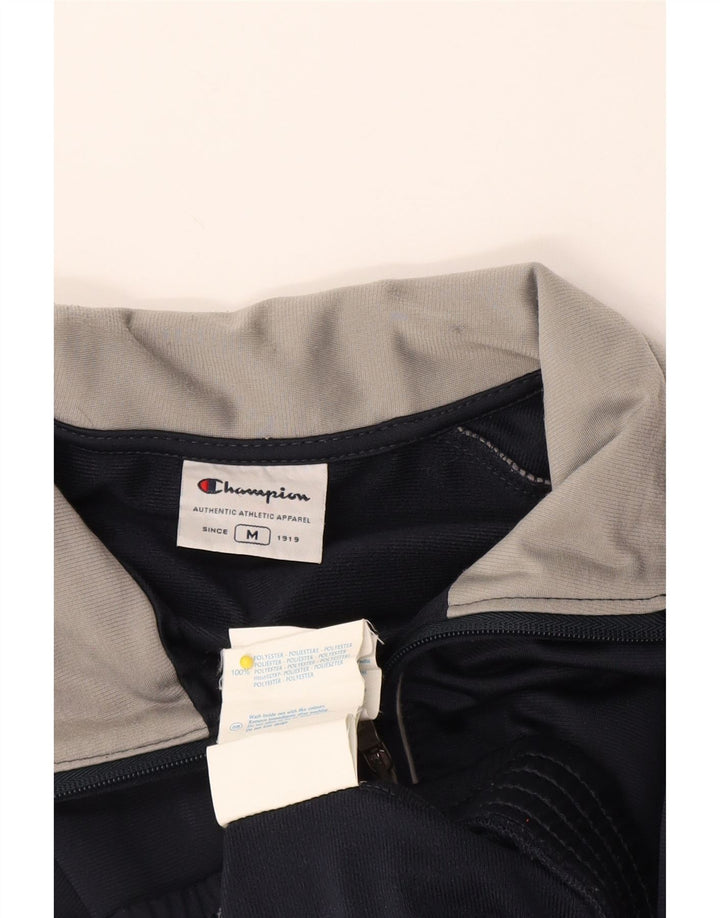 Champion Herre træningsdragt Topjakke Medium Navy Blue Colourblock Polyester