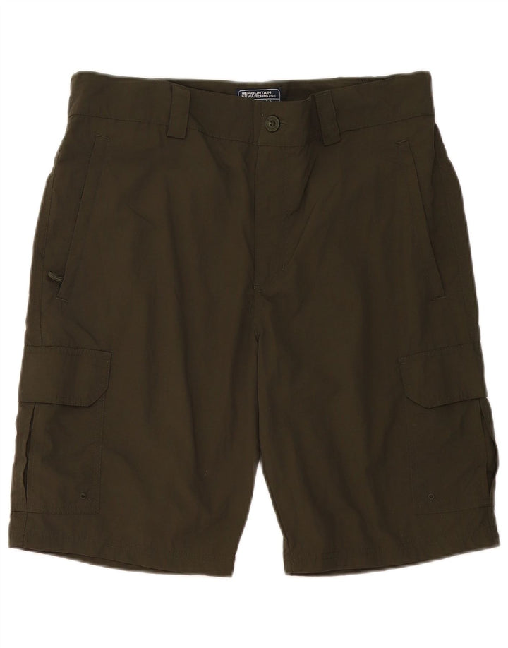 Mountain Warehouse Dame Cargo Shorts W34 Large Khaki Polyamid