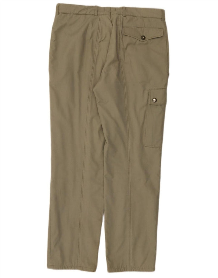 VINTAGE Straight Cargo bukser til mænd W32 L29 Khaki