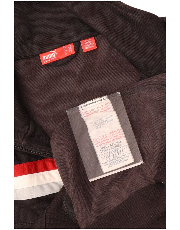 PUMA Træningsdragt til mænd Topjakke Stor sort Colourblock Polyester