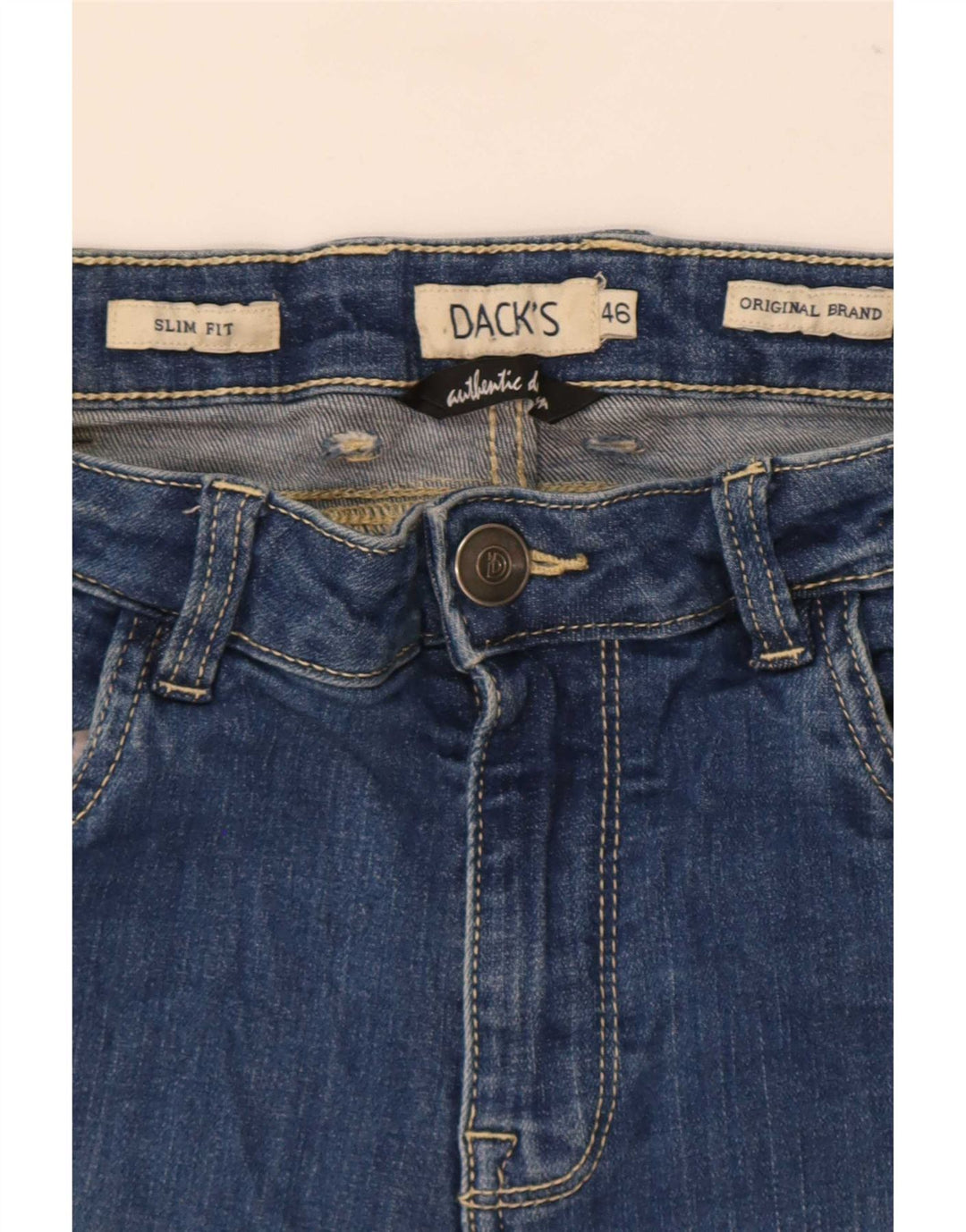 Dacks Slim Jeans til mænd IT 46 Small W30 L29 Blå