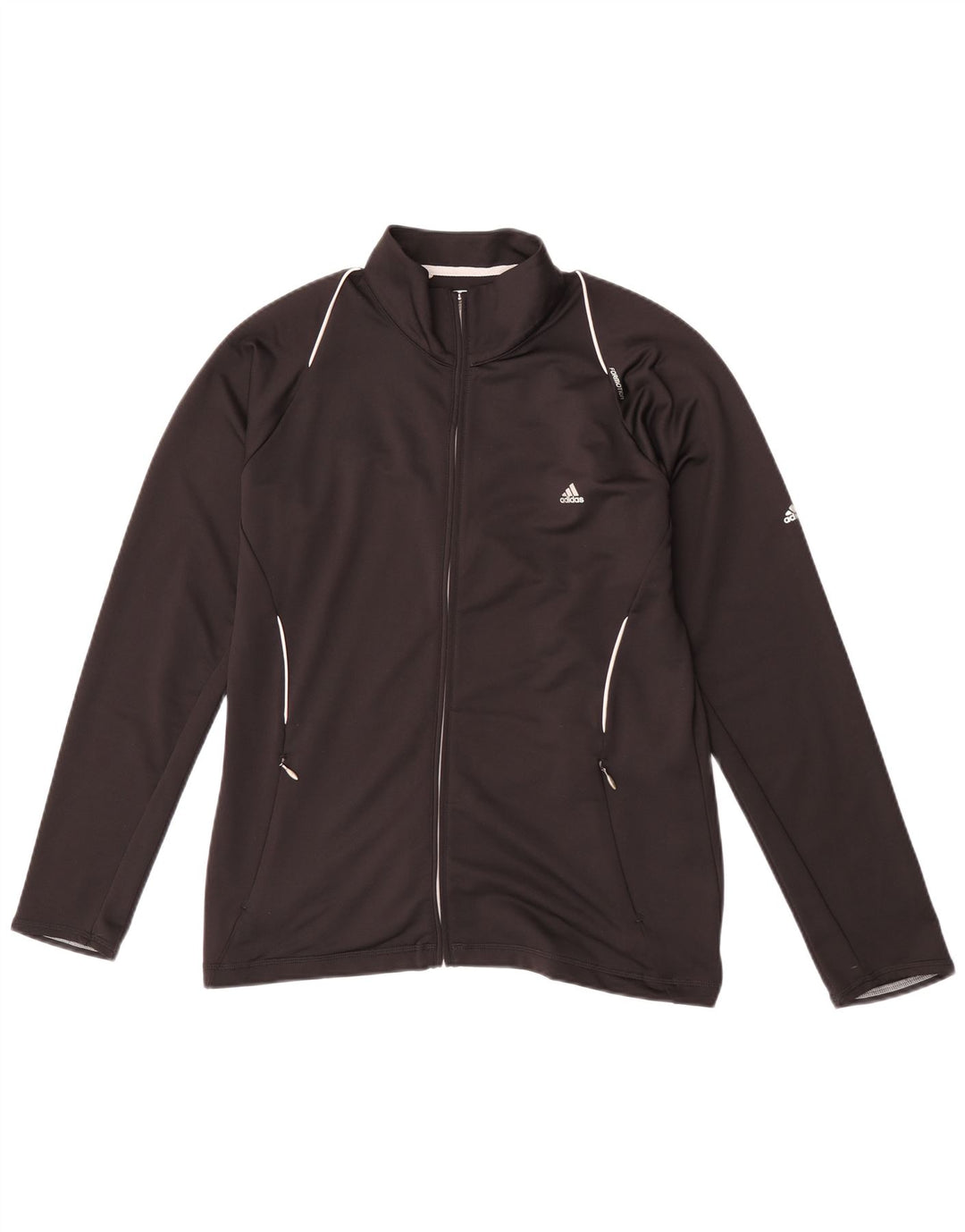 Adidas Dame Climawarm Tracksuit Top Jacket UK 16 Large Black