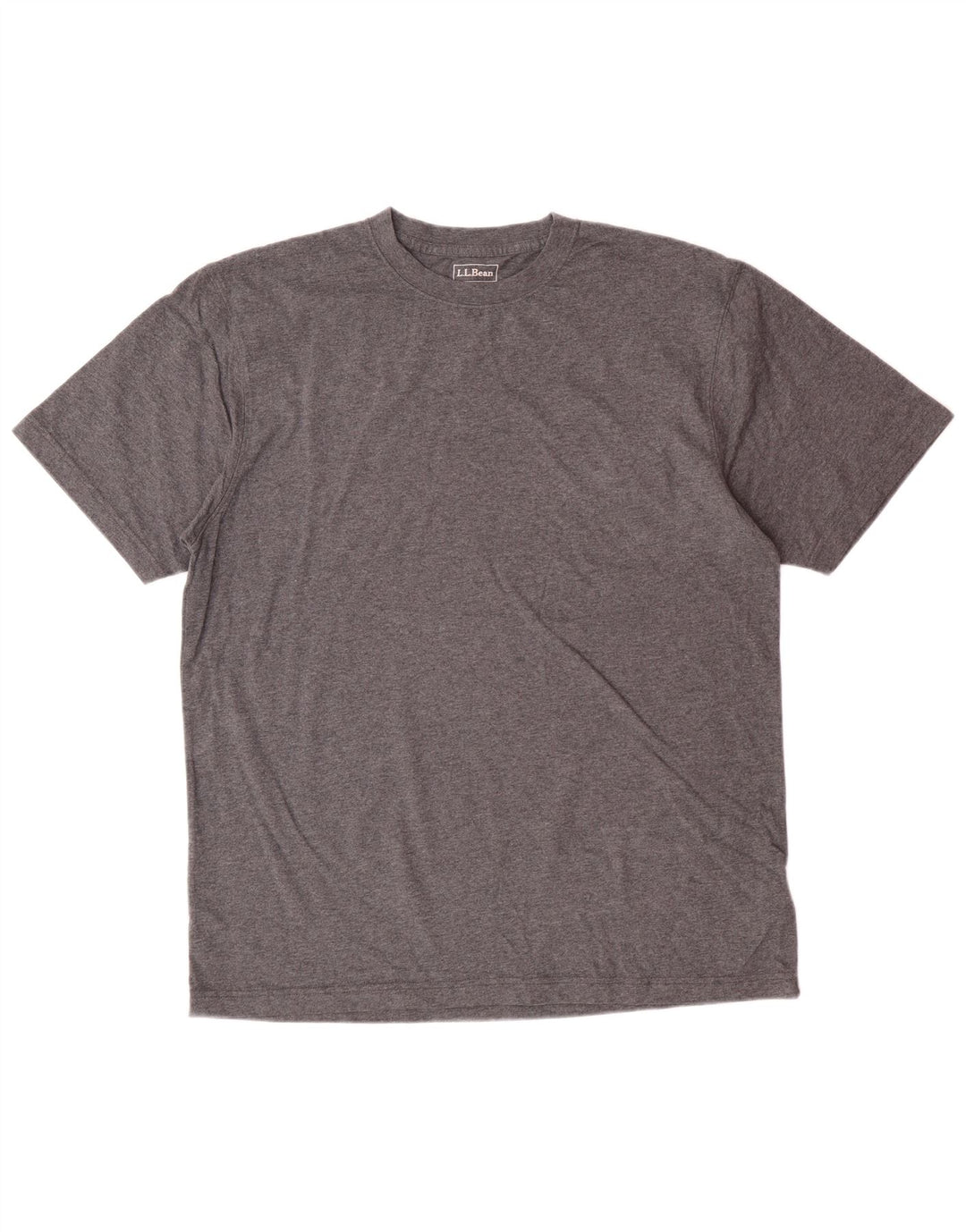 L.L.BEAN Herre Traditional Fit T-shirt Top mellemgrå bomuld