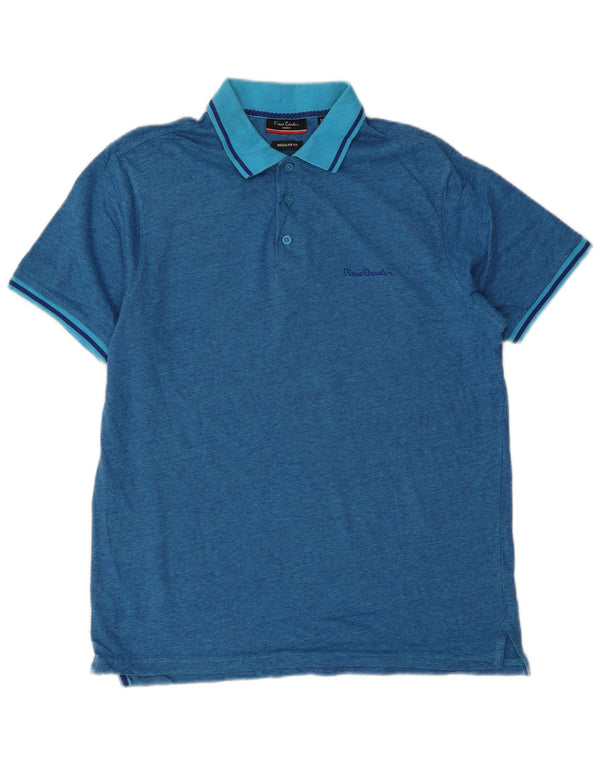 Pierre Cardin Herre Regular Fit Polo Shirt Medium Blue Bomuld