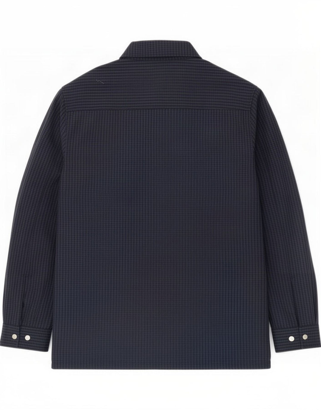 Cos Herre Relaxed Bomber Jacket UK 38 Medium Navy Blue Gingham Wool