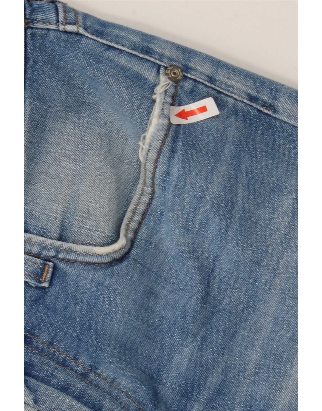 Lee Herre Luke Straight Jeans W31 L29 Blå Bomuld