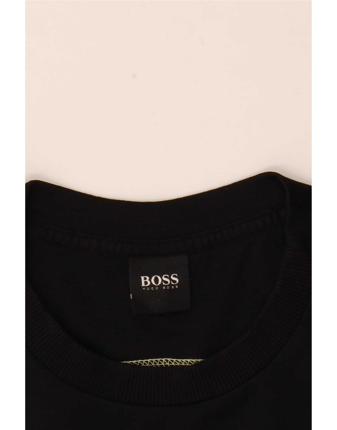 Hugo Boss Herre Grafisk Sweatshirt Jumper Stor Sort Bomuld
