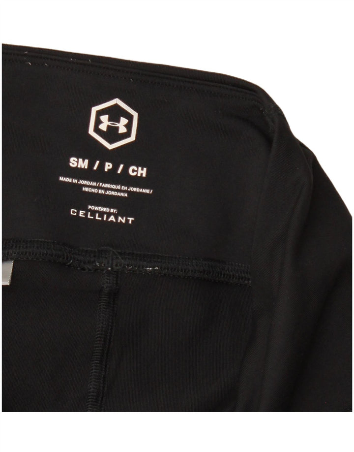 UNDER ARMOUR Dame Leggings UK 8 Small Black