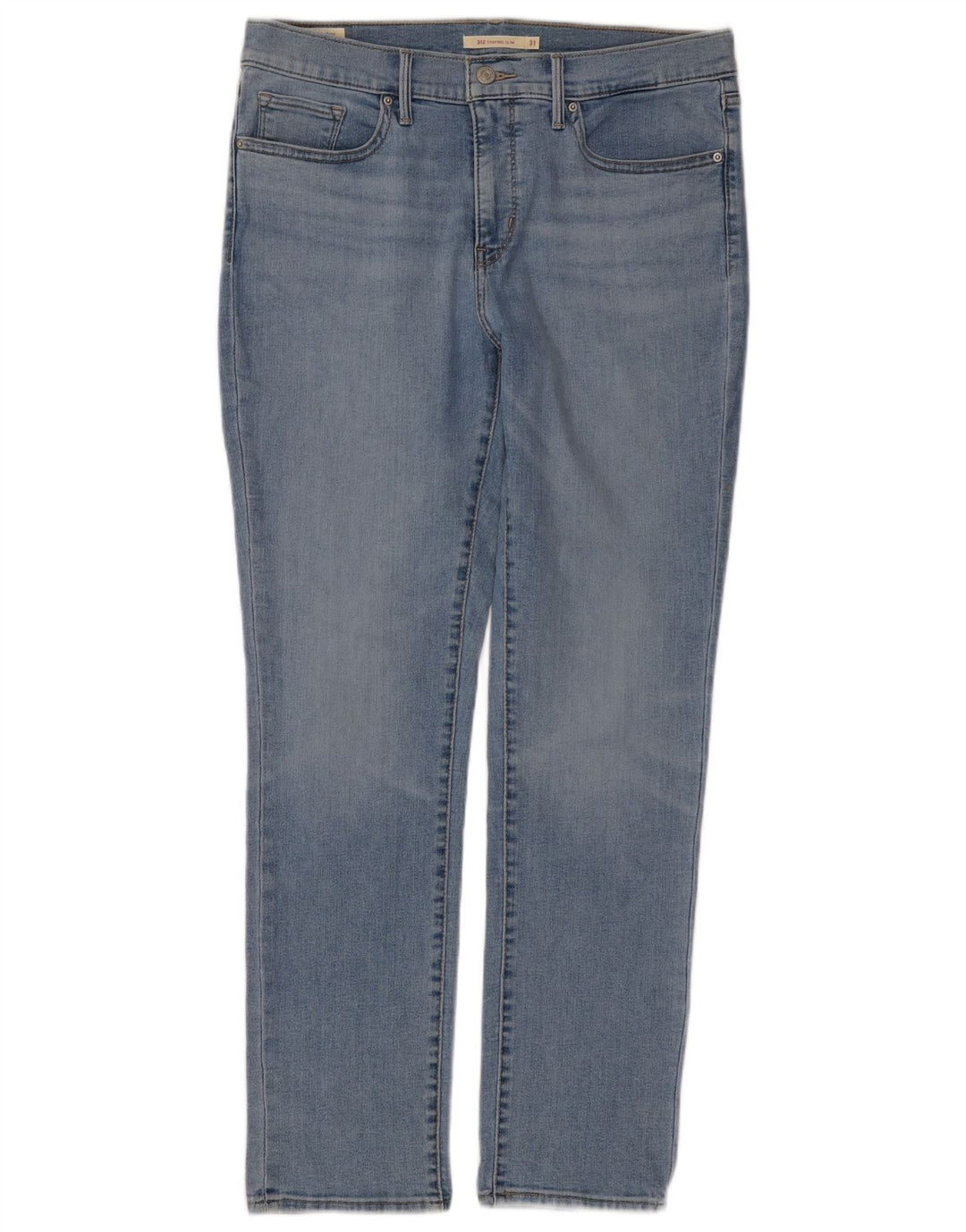 LEVI'S Dame 312 Shaping Slim Jeans W31 L30 Blå Bomuld