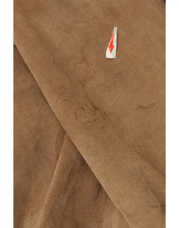Vintage ruskindsfrakke til kvinder UK 14 Medium Beige