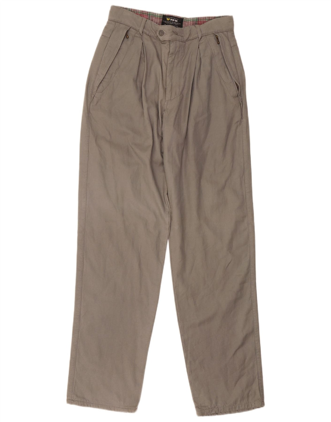 POP 84 Herre Pegged Suit Bukser W34 L34 Grå Viscose