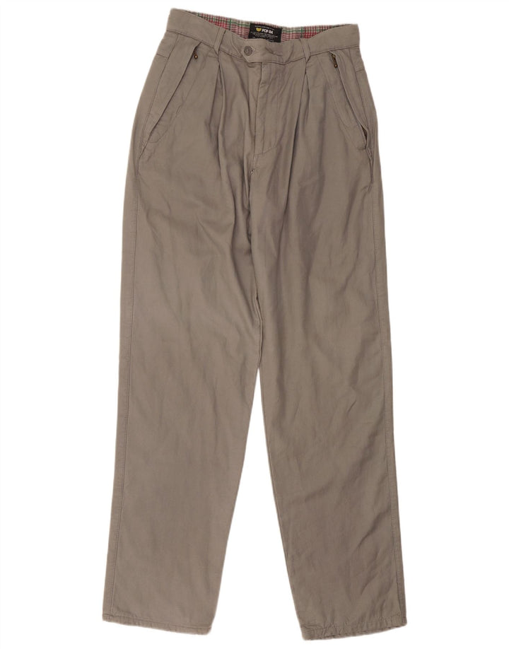 POP 84 Herre Pegged Suit Bukser W34 L34 Grå Viscose