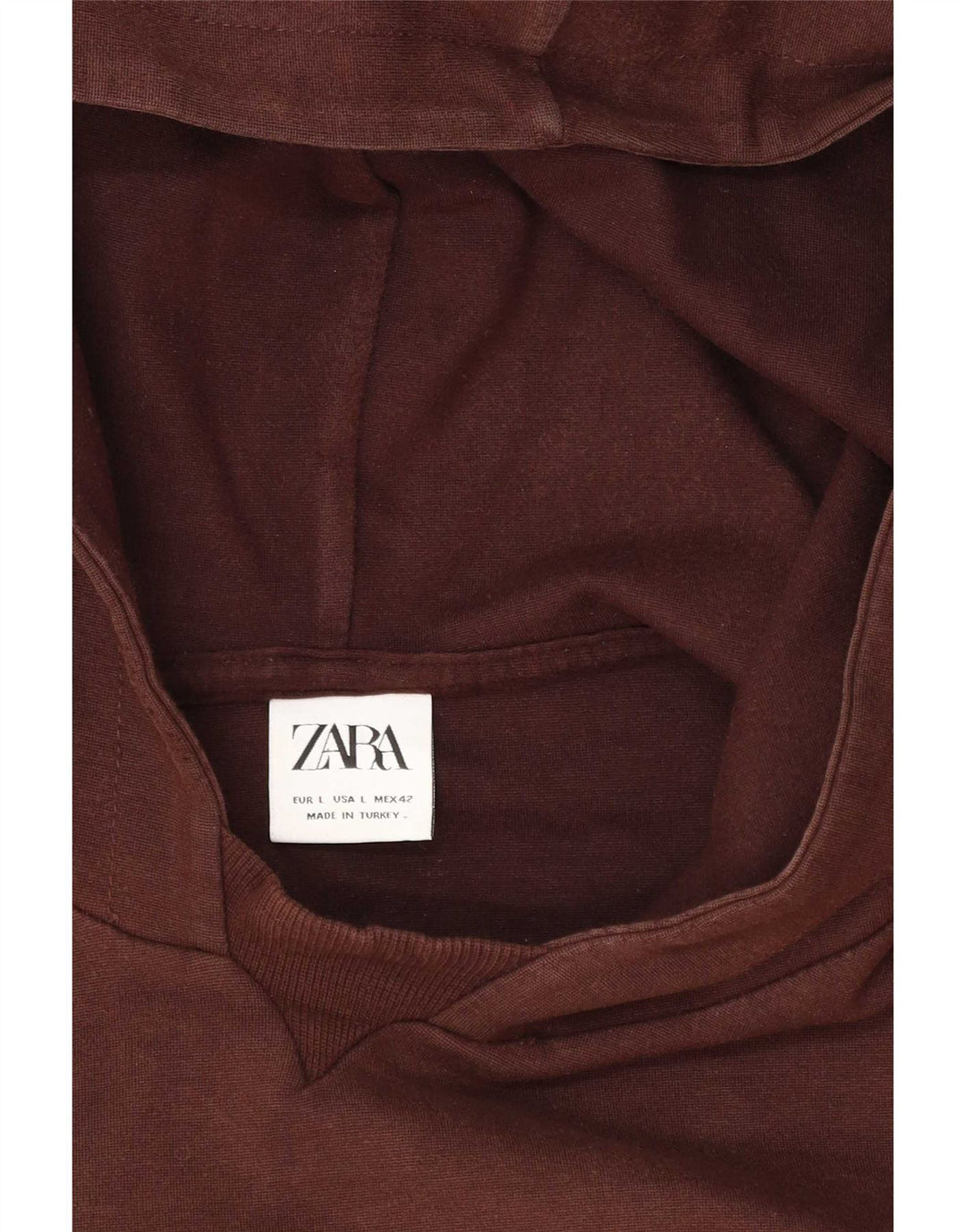 Zara hættetrøje til mænd, stor brun