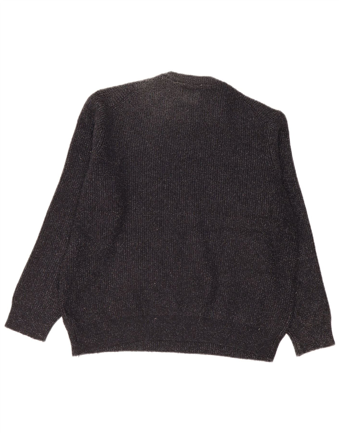 Marks & Spencer Herre sweater med rund hals XL Marineblå Flecked