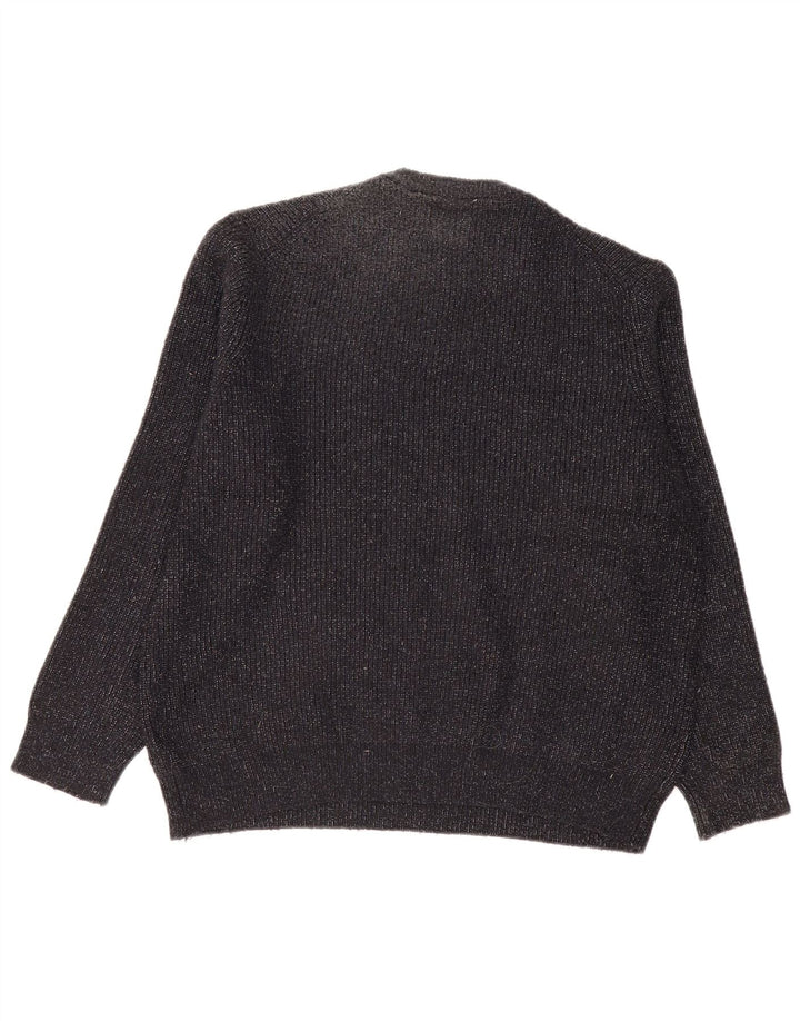 Marks & Spencer Herre sweater med rund hals XL Marineblå Flecked