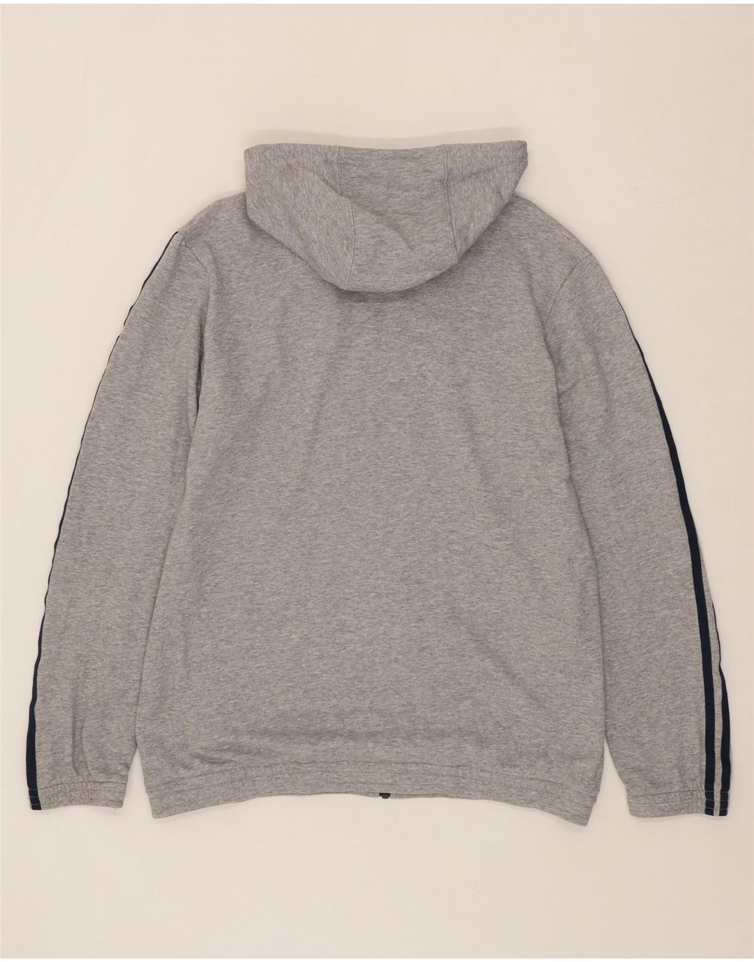 ADIDAS Mens Zip Hoodie Sweater Medium Grey Colourblock Cotton Vintage Adidas and Second-Hand Adidas from Messina Hembry 