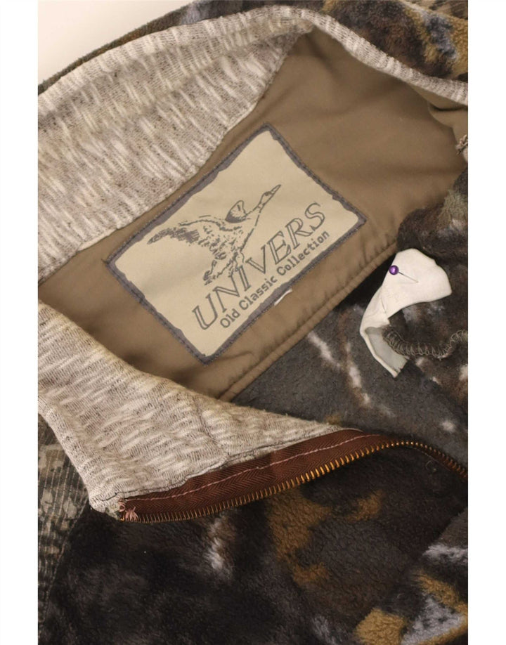 Univers Fleecejakke til mænd UK 42 XL Flerfarvet Camouflage Polyester