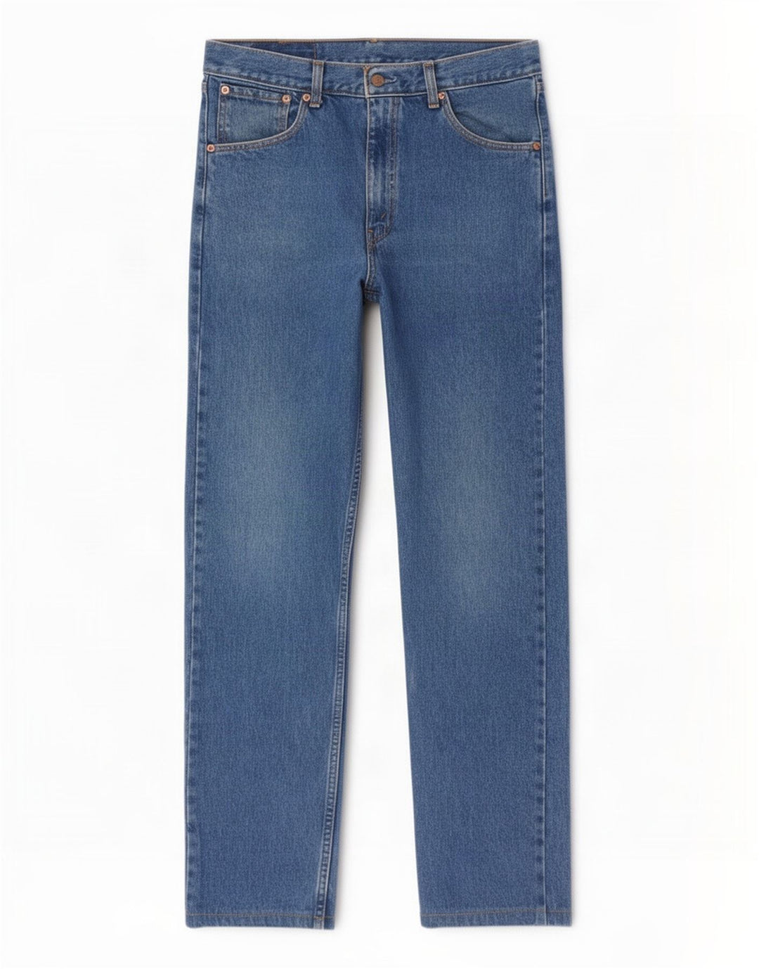 Levi's Herre 521 Straight Jeans W32 L32 Blå Bomuld