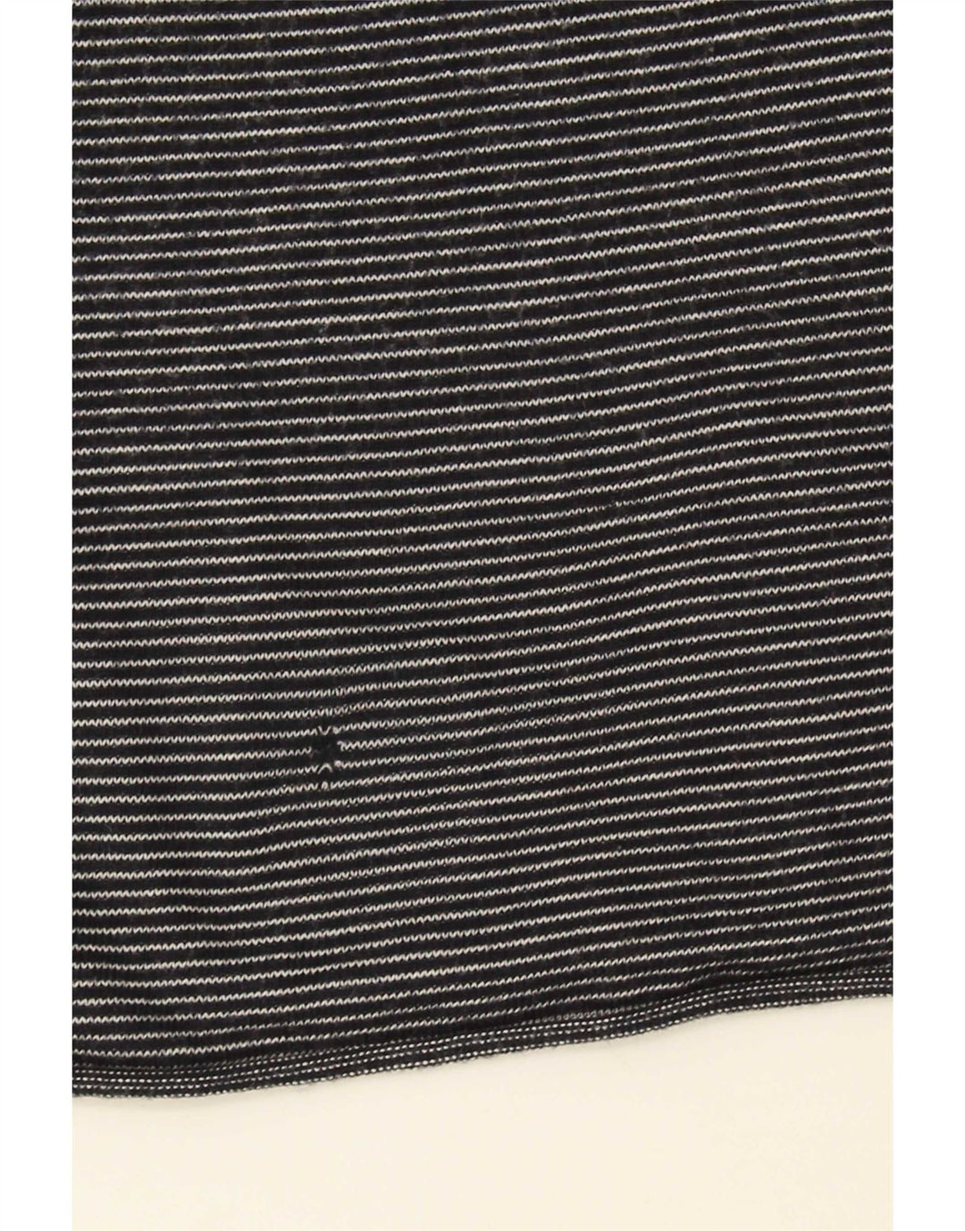Zara Dame T-Shirt Top UK 12 Mellem marineblå stribet