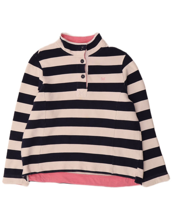 Besætningstøj Dame Sweatshirt Jumper UK 18 XL Marineblå Stribet